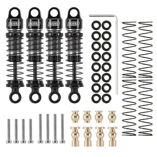 INJORA 40mm Big Bore Oil Shock Absorber for 1/24 SCX24 FCX24M