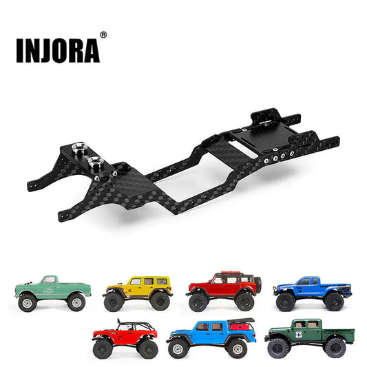 Universal Carbon Fiber Chassis for 1/24 SCX24 Upgrade