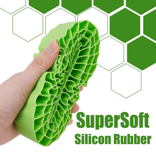 INJORA Silicone Rubber Inserts for 2.2" (132-134mm 5.25" OD) Tires (2202) - 4PCS Green(Super Soft)