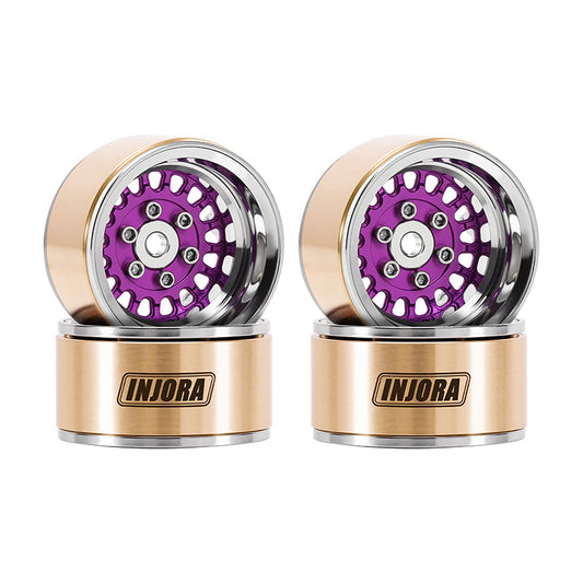 INJORA 1.0" ModuWheel -4.4mm Offset Wheels for Micro Crawlers (MW1016)